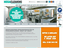 Tablet Screenshot of mega-cleaning.nl
